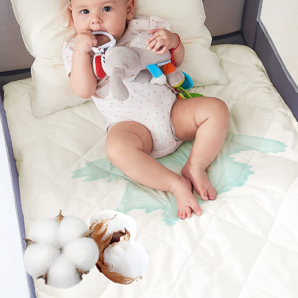 What is the use of a waterproof crib mattress pad?